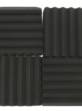 1PC 30x30x5cm Polyurethane Foam Soundproofing Black Foam Aco