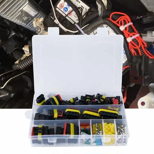 240Pcs 1/2/3/4/5/6 pins Way Waterproof Wire Connector Car El