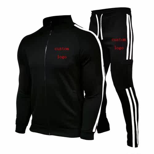 New Men's Spring Autumn Casual Sports Suit Sweatshirt Zipper