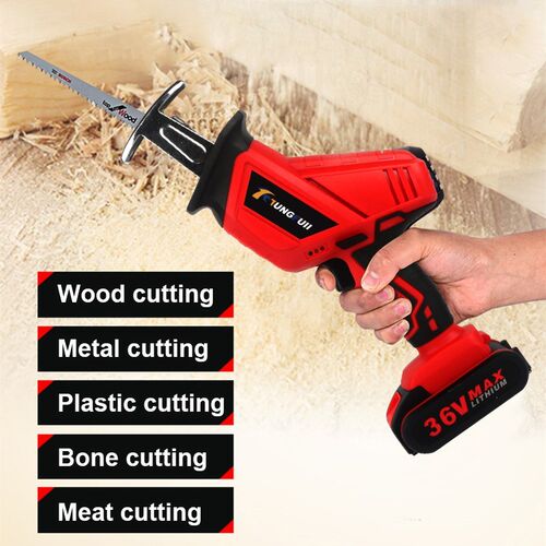 36VF Cordless Reciprocating Saw  Saber Saw Portable Electric