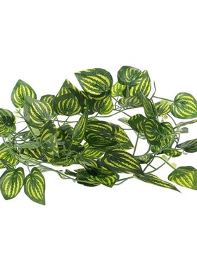 Artificial Watermelon Vine Reptile Lizards Terrarium Climb D