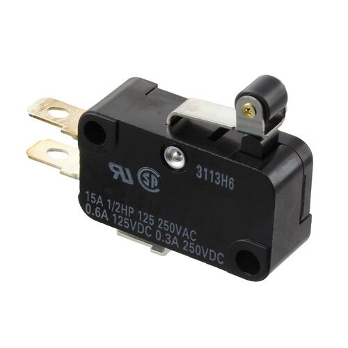 V-155-1A6 [SW MINI SPDT 15A ROLLR LEVR 250V]