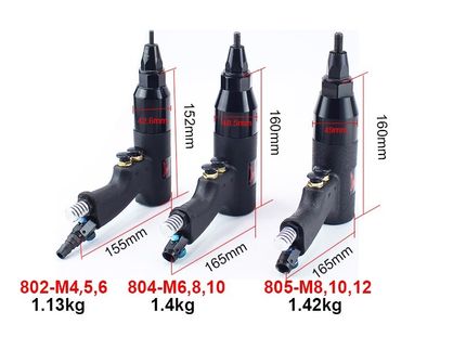 M4/M5/M6M8/M10/M12 Pneumatic Riveters Pneumatic Pull Setter