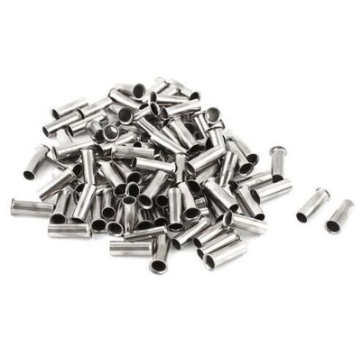 100pcs/lot EN6018 Bootlace cooper Ferrules kit set Wire Copp