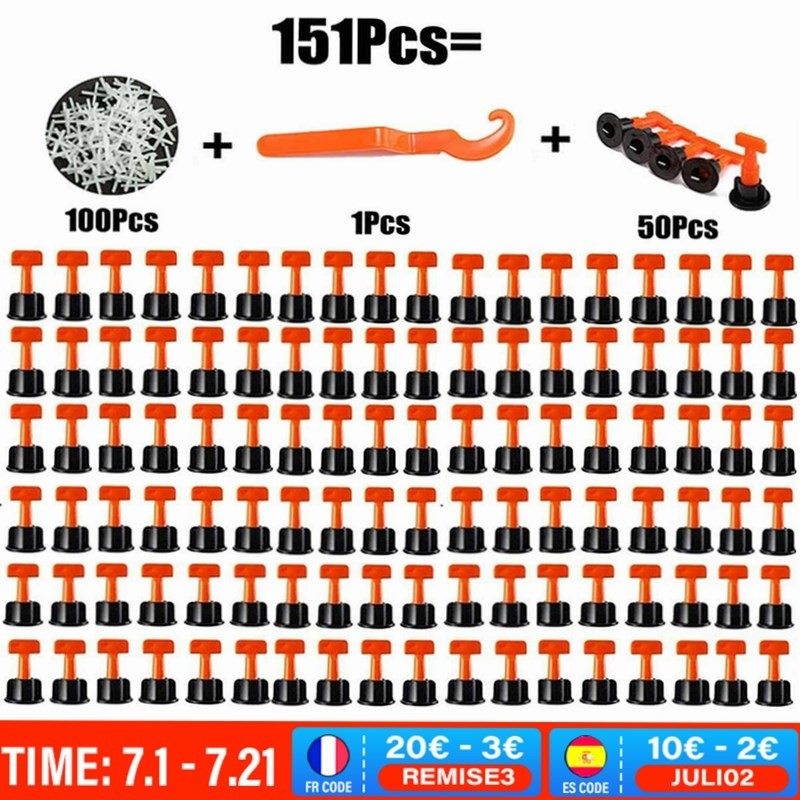 151 PCS Level Wedges Tile Spacers is suitable for the