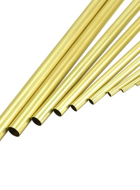10pcs Brass Tube 1mm-10mm OD X 0.2mm Wall Thickness 300mm Le