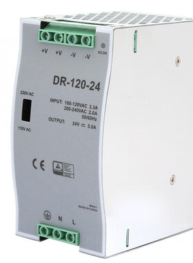 AC/DC Power Source Pulse Width Modulation 100~240V 24V 5A 12