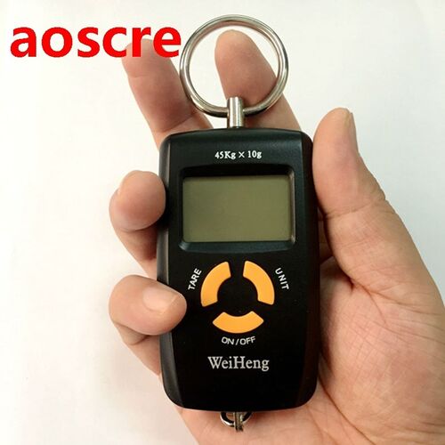 Brand Electronic Fishing Hook Scale 45kg 5g Mini Pocket Digi