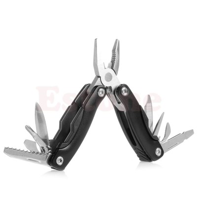 9in1 Outdoor Survival Stainless Steel MultiTool Plier Portab