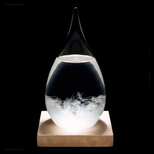 Mini Desktop Droplet Storm Glass Bottle Weather Forecast Pr