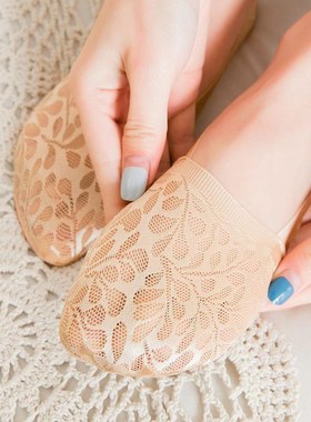 Fashion Summer Sock Slippers Women Solid Color Low Cut Invis