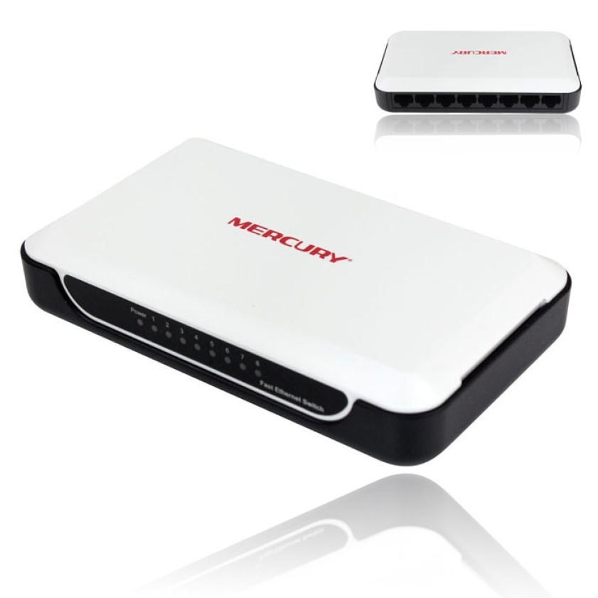 American MERCURY 8 Ports RJ45 10/100Mbps Ethernet Desktop Sw