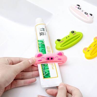 1pcs Kids Children Toothpaste Dispenser Tools Animal Tooth P