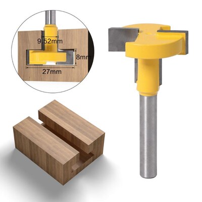 6mm Shank T-Slot T-Track Slotting Router Bit 适用于 Woodwork