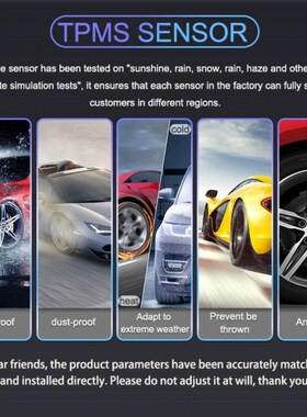 TPMS Sensor LCD T650-WF Tire Pressure Monitoring System for