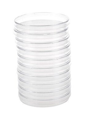 10PCS Sterile Plastic Petri Dishes PLATES Bacterial Yeast