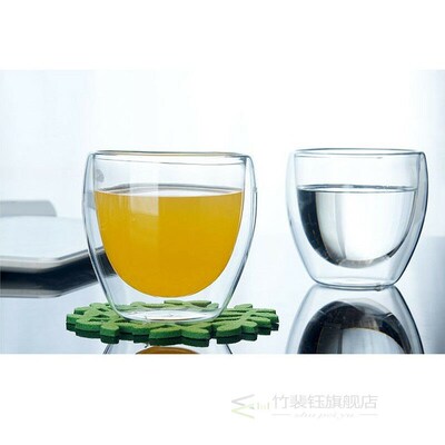 150-450ml Double Wall  Coffee Glass Tea Insulated Mug Espres