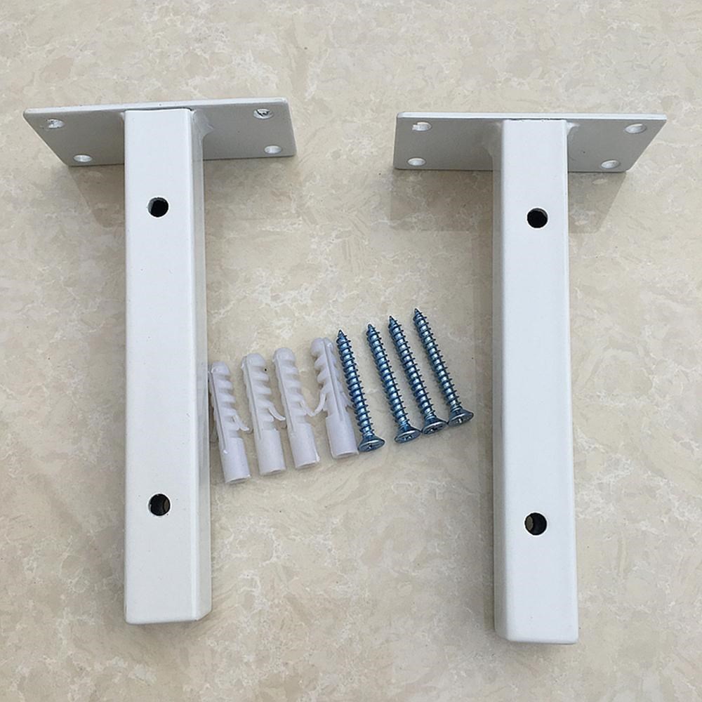 Nail wall shelf wrought iron partition bracket shelf board s