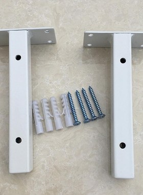 Nail wall shelf wrought iron partition bracket shelf board s