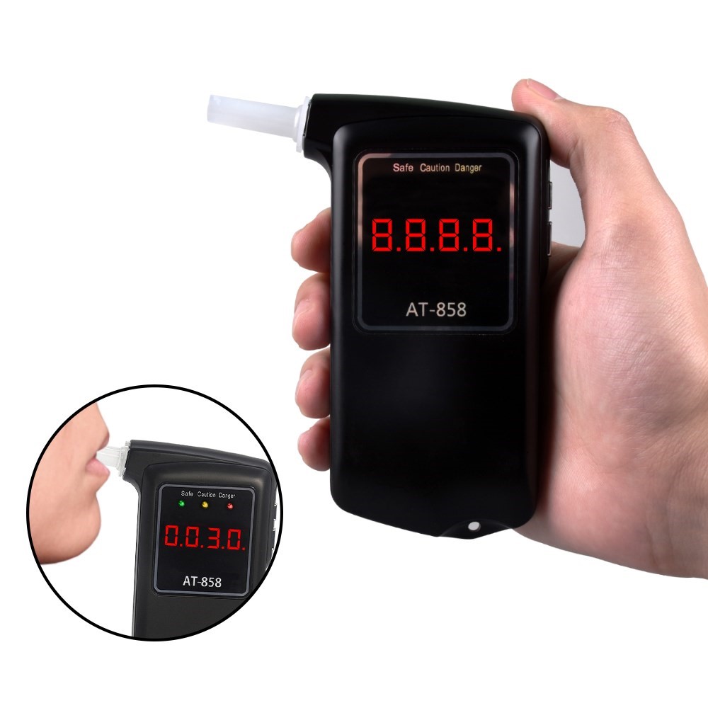 Breathalyzer Alcohol Tester Professional Police Digital Brea