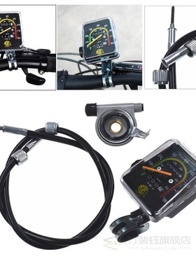 Mechanical Bike Resettable Odometer Speedometer Universal fo