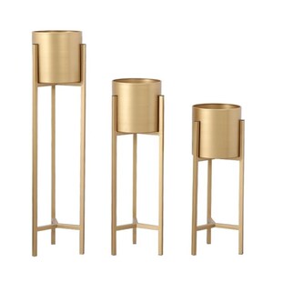 Nordic Golden Flower Shelf Indoor Light Luxury Wrought Iron