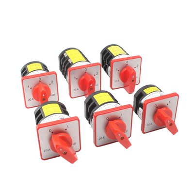 Electric Rotary Cam Changeover Switch HZ5-20 L01 L02 L03 2 P
