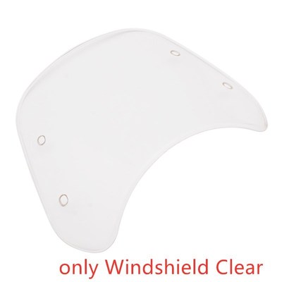 3colors Motorcycle Windshield Wind Deflector Windscreen Univ