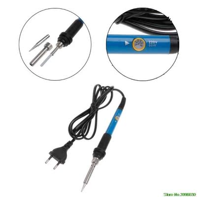 220V 60W Adjustable Temperature Soldering Iron Welding Gun H