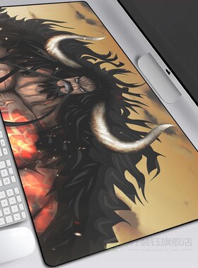 One Piece Gaming Mouse Pad Large Cartoon Anime Rubber Mouse