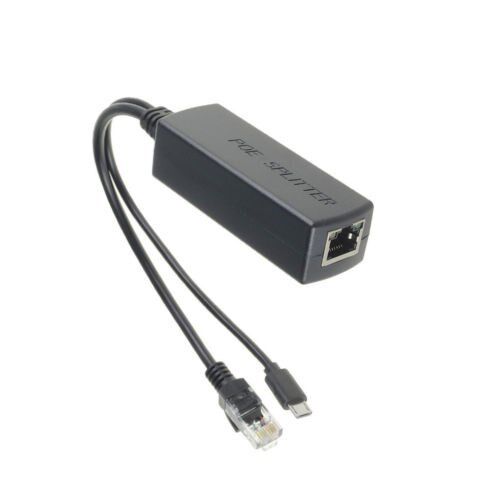 1PCS Micro SB Active POE Splitter Power 48V to 5V 2.4A for R