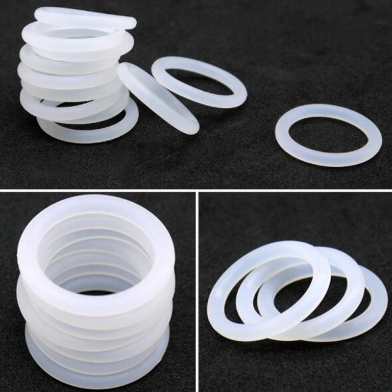 Wire Dia 4.0mm White Food Grade Silicon Rubber O-Ring Seals