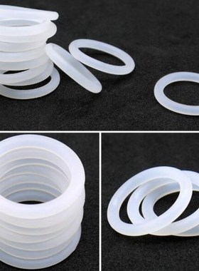Wire Dia 4.0mm White Food Grade Silicon Rubber O-Ring Seals