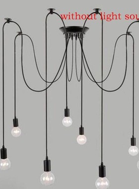 Personality Creative Spider Chandelier without Light Interio