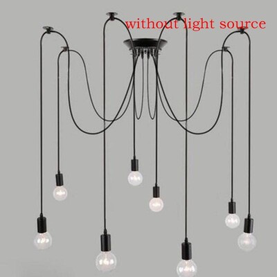 Personality Creative Spider Chandelier without Light Interio