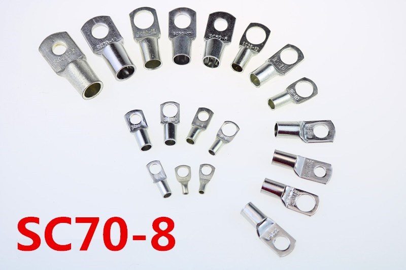 SC 70-8 tinned copper cable lugs crimp type Electric power f