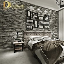 Modern Vintage Brick Textured Wallpaper For Walls Decor Emb
