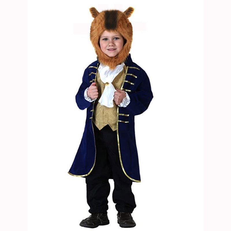 2021 Movie Beauty The Beast Cosplay Costume For Boys Girls