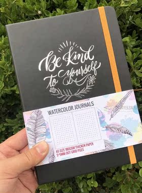 BKE Dot Grid Notebook Dotted Watercolor Journal Sketchbook T