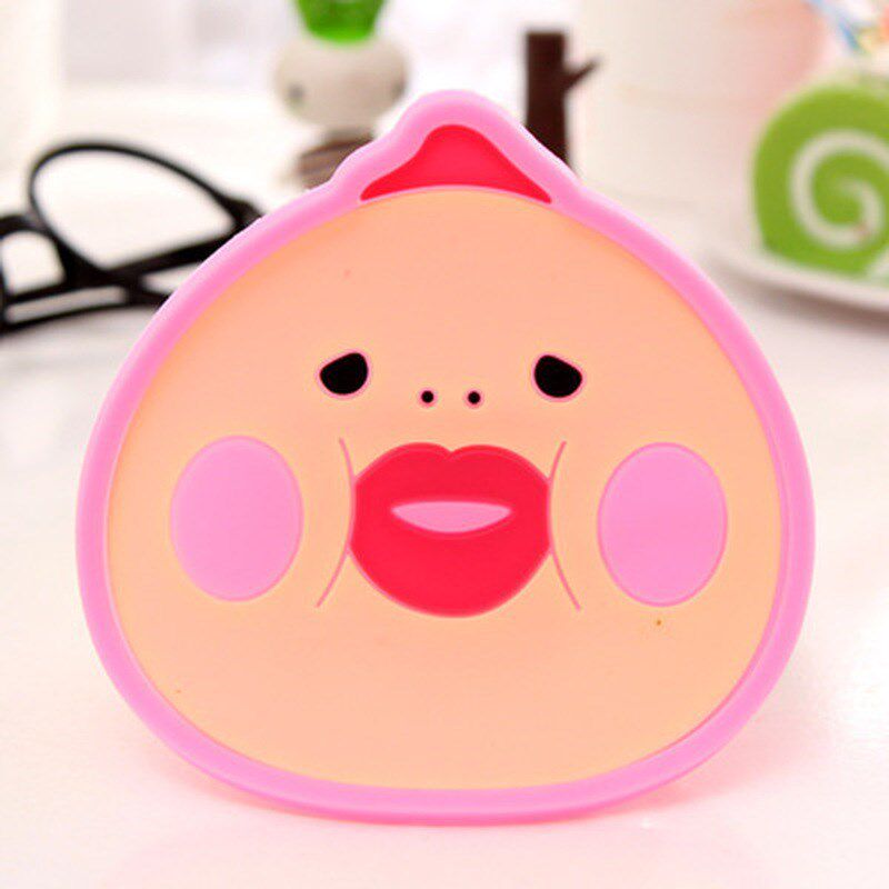 cute antiskid cup mat pad coaster cartoon animal cushion con