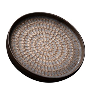 1Pc Ceramic Tea Serving Tray Antique Teacup Plate Creative