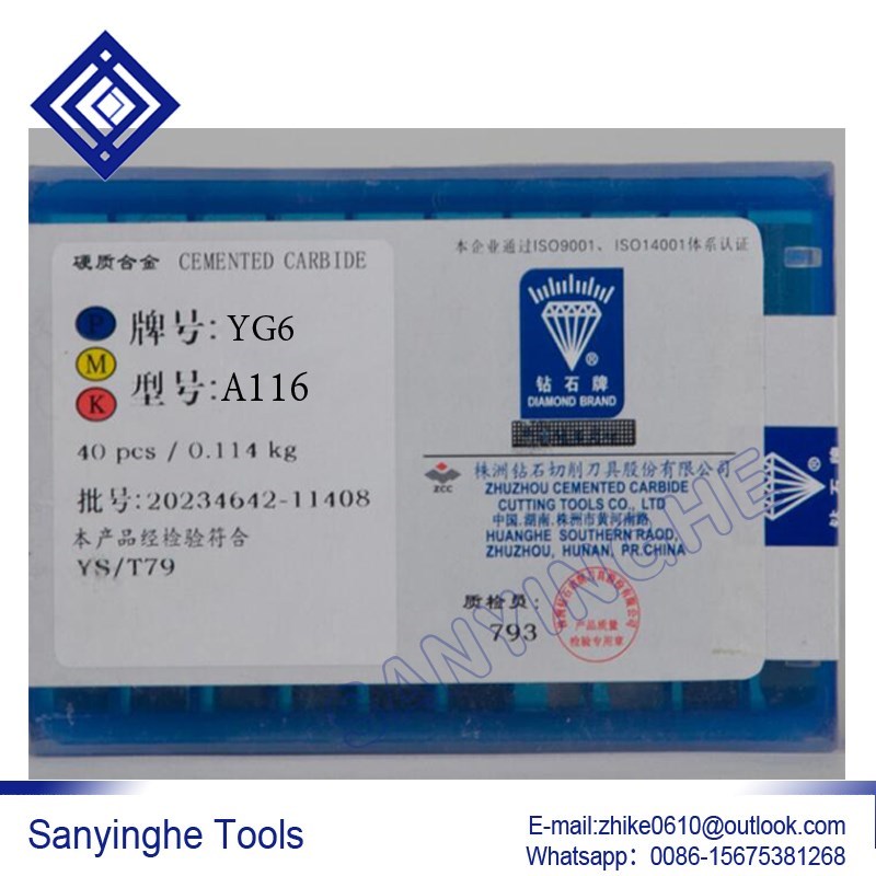 High quality  40pcs/lots A116 YG6 / YG8 / YW1 / YW2 / YT5 /