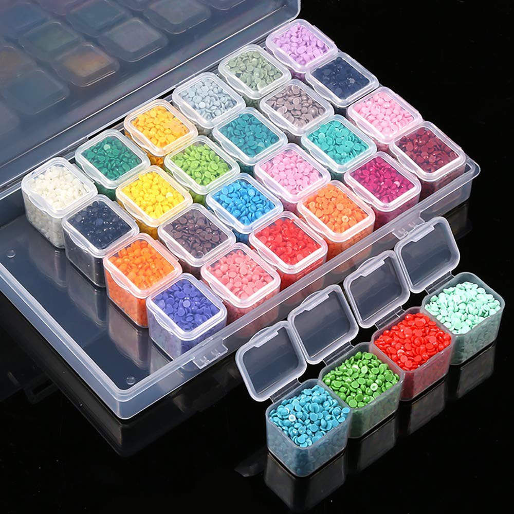 5D Diy Diamond Painting Tools Diamond Jewelry Box Rhinestone