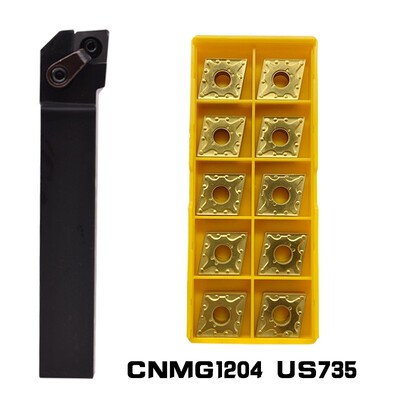 1pc MCGNR1616H12 MCGNL1616H12 Lathe Turning Tool+10pcs CNMG1