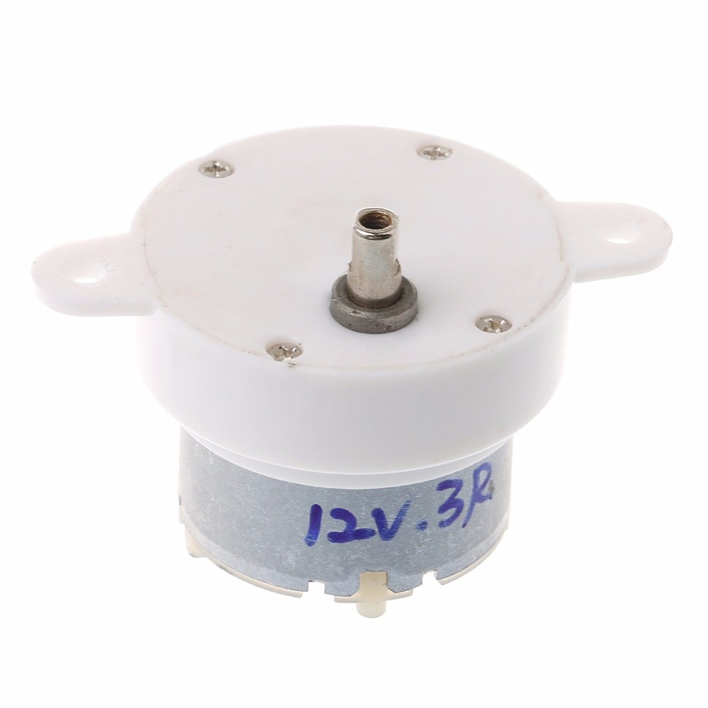DC 12V 3 RPM High Torque Cylinder Electric Micro Motor Gear