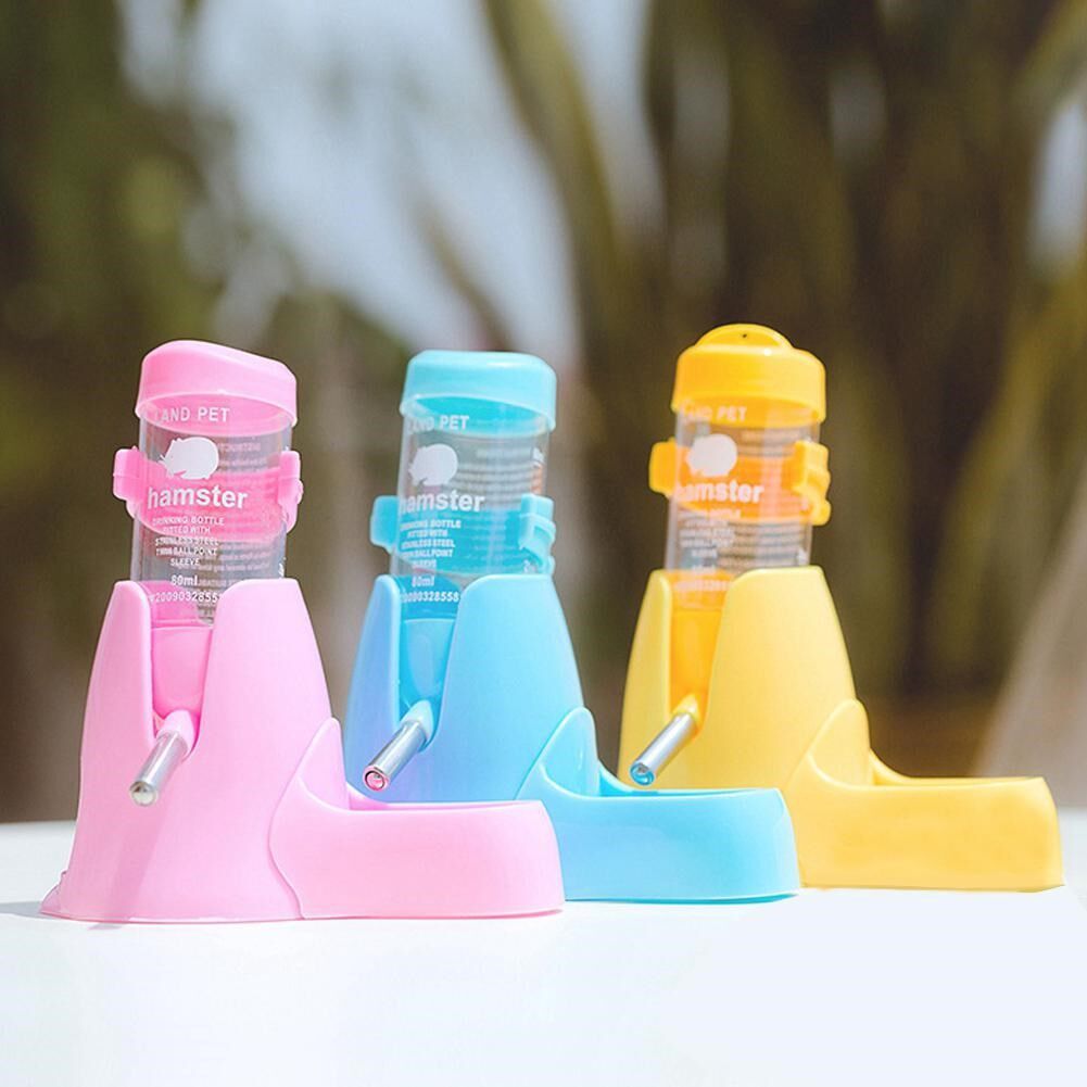 3 in 1 pet mute water drinking fountain bottle for hamster