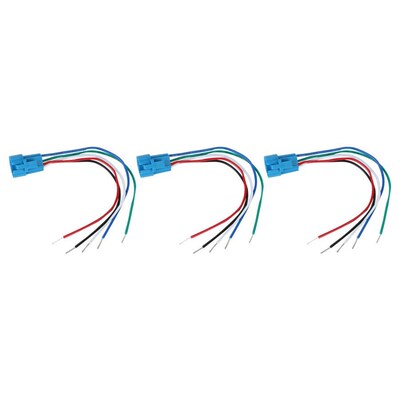 3 PCS 5 pin Socket plug-in Connector Wire Stable applies to