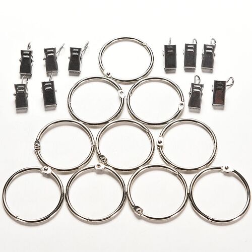 ZLinKJ 10pcs/set New Window Practical Curtain Clip Metal Cur