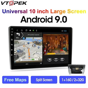 Car Radio Multimedia 10.1 Player Universal Video Androi inch
