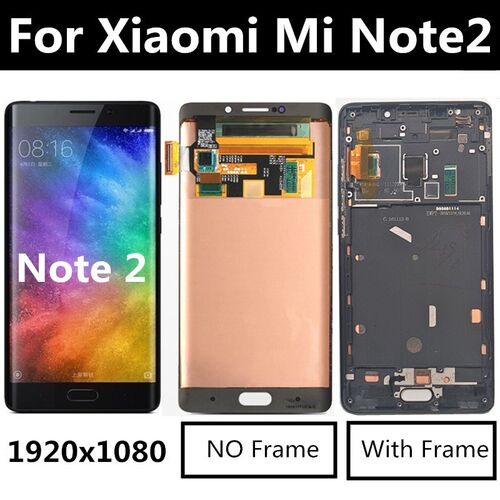 For Xiaomi Mi Note 2 LCD Display Touch Screen With frame Ass